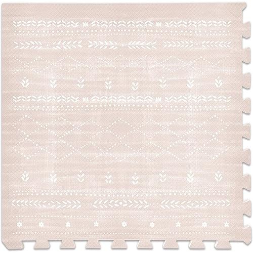Lillefolk Baby Play Mat for Floor – 6x6ft Dusk | Soft Non Toxic Premium EVA Foam Tiles for Tummy Time, Crawling & Playroom – Waterproof Interlocking Floor Mat for Babies & Toddlers (9 Tiles)
