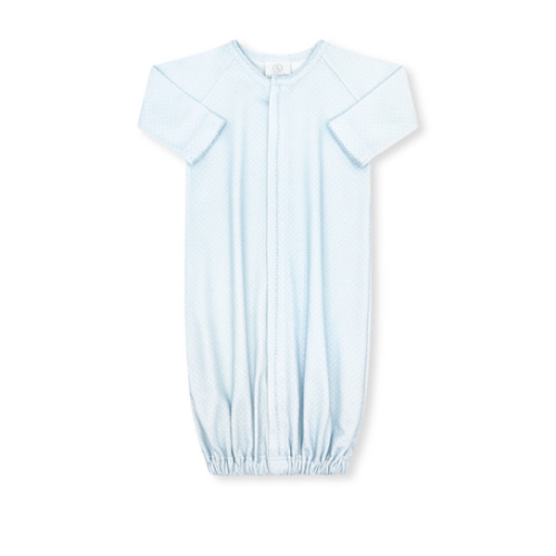 Snuggle Me Saque - Bellevue Blue Bitty Dot