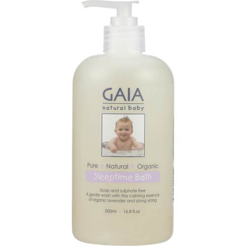 Gaia Natural Baby Bath Wash Sleeptime 500mL