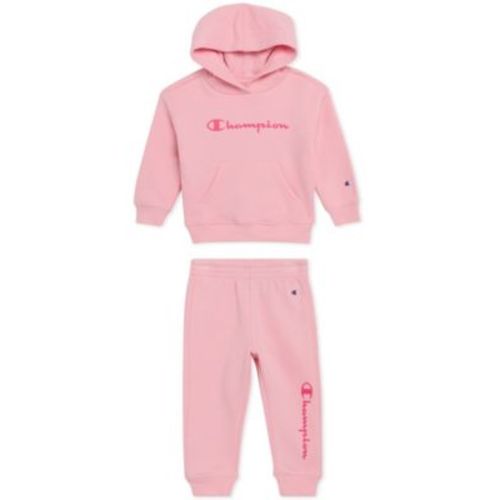 Baby Girls 2-Piece Long Sleeve Hoodie and Joggers Set