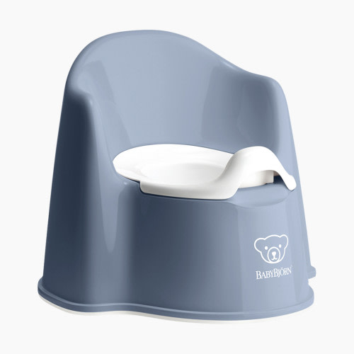 BabyBjörn Potty Chair - Deep Blue/White
