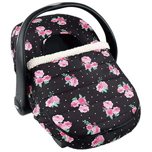 The Peanutshell Car Seat Cover, Winter Carseat, Canopy Car Seat Cover Baby Girls, Floral Rose - Walmart.ca