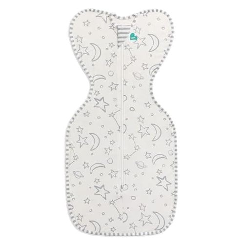 Love to Dream Swaddle UP, Silky-Lux 1.0 TOG, Super Soft and Luxurious 100% Viscose from Bamboo, Allow Baby to Sleep in Their Preferred Arms Up Position, Snug Fit Calms Startle Reflex, Cream, 8-13lbs