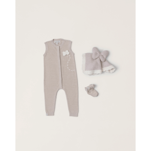 CozyChic Ultra Lite® Baby Butterfly Onesie Set _ Stone