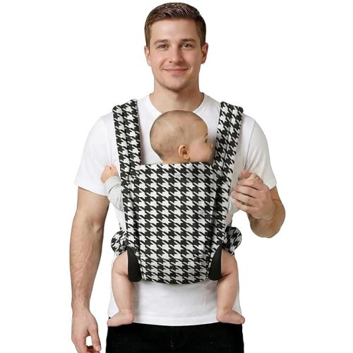 Baby Carrier for Dad (7-30lbs)-Military Stylish Infant Holder Carriers Newborn to Toddler, Men Baby Carrier with Windproof Cap, One Size Fits All, Camouflage