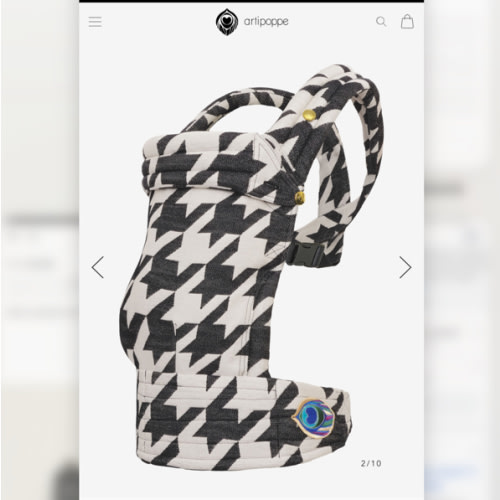 Tweed BW | Zeitgeist Baby Carrier | SHOP ARTIPOPPE