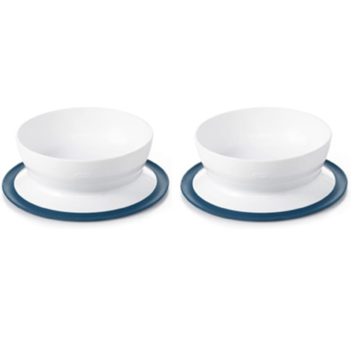 OXO Tot Stick & Stay Suction Bowl - Navy (Pack of 2)