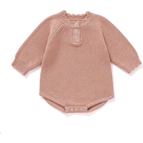 Avibae Cotton Baby Sweater, Long-Sleeve Knit Outfits for Newborns, Warm Infant Fall Winter Clothes