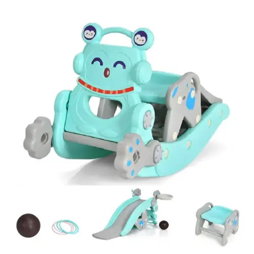 Costzon Toddler Rocking Chair with Basketball Hoop, Rocking Horse, - TikTok Shop