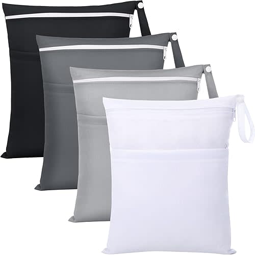 SATINIOR 4 Pack Wet Dry Bags