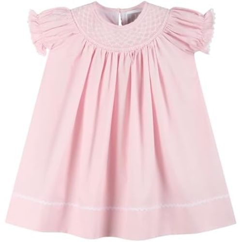 Baby and Girls Smocked Bishop Dress