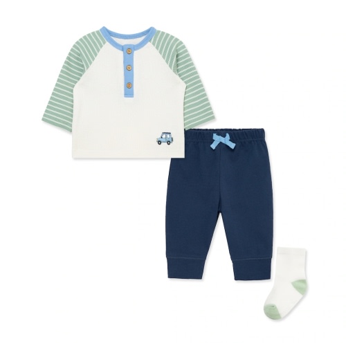 Little Me 3-Piece Jeep Jogger Set (Baby Boy) at Von Maur