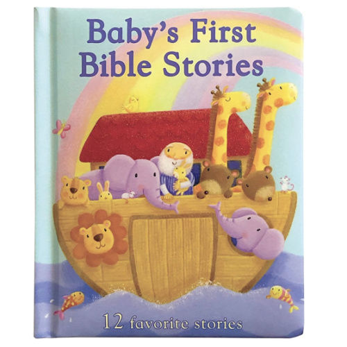 Baby's First Bible Stories Padded Board Book - Gift for Easter, Christmas, Communions, Newborns, Birthdays, Beginner Bible