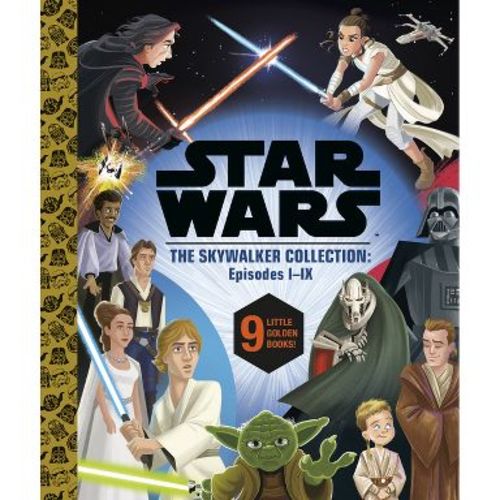 Star Wars Episodes I - IX: A Little Golden Book Collection (Star Wars) - by Golden Books (Hardcover)