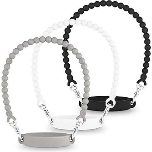 Ryan & Rose Water Bottle Handle 3 Pack - Silicone Water Bottle Sling, Carrier, Holder with Strap Compatible Stanley Cup Accessories