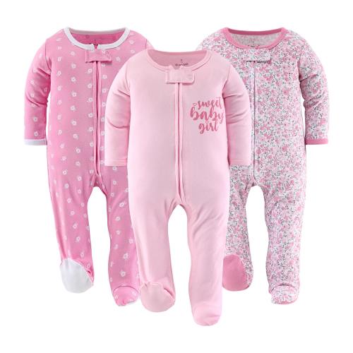 The Peanutshell Floral Love Baby Girls 3-pc. Sleep and Play, Color: Pink - JCPenney