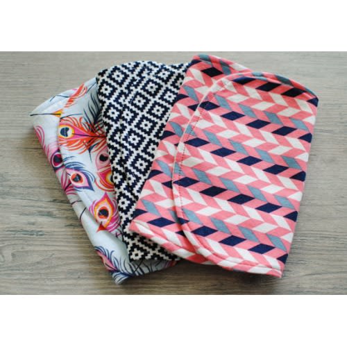 Organic Burp Cloth Set-Cotton Burp Cloth by OrganicMamaDesign