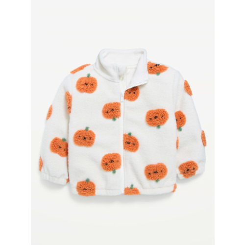 Printed Sherpa Full-Zip Jacket for Toddler Girls
