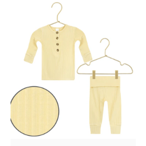 Birdie Ribbed Top & Bottom