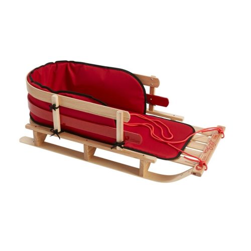 Kids' Pull Sled and Cushion Set