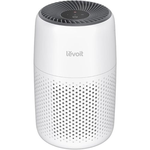 LEVOIT Air Purifiers for Bedroom Home Dorm, 3-in-1 Filter Cleaner with Fragrance Sponge for Better Sleep,Portable Filters Smoke, Allergens, Pet Dander, Odor, Dust, Office, Desktop, Core Mini-P, White