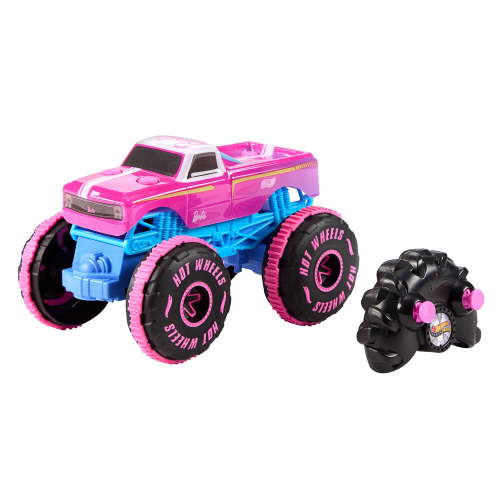 Hot Wheels Monster Trucks Remote-Control Barbie RC, 1:24 Scale