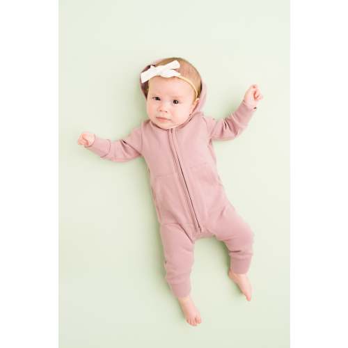 Plum Hoodie Jumpsuit