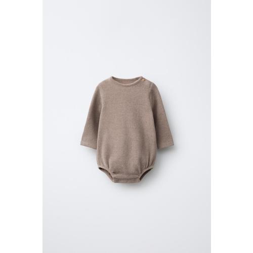 SOFT TOUCH BODYSUIT - taupe brown | ZARA United States