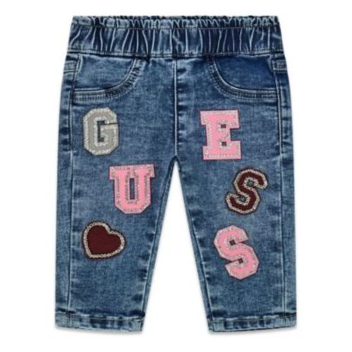 Baby Girls' Paper Bag Waist Jeans