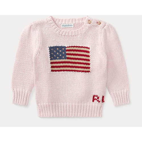 American Flag Sweater | Sweaters BABY GIRL (0-24 months) | Ralph Lauren