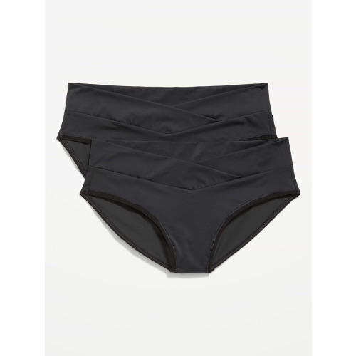 Maternity Low-Rise No-Show Bikini Underwear 2-Pack