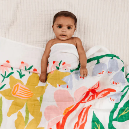 Clementine Kids Cottage Garden Swaddle
