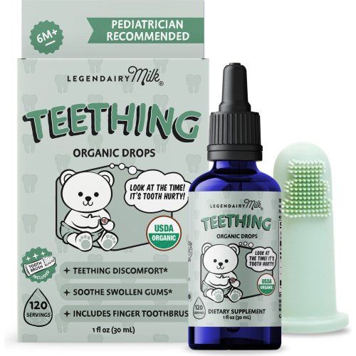 Legendairy Milk Teething Organic Drops (6+ Months)