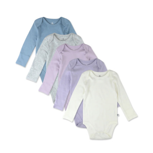 5-Pack Organic Cotton Long Sleeve Bodysuits | Honest Baby Clothing