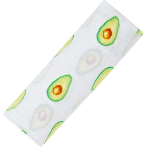 Organic Cotton Muslin Swaddle, Avocado - Malabar Baby | Maisonette