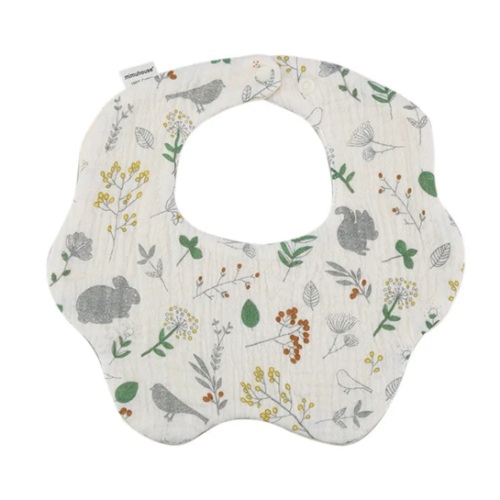 Soft Blossom Cotton Baby Bibs & Burp Cloth
