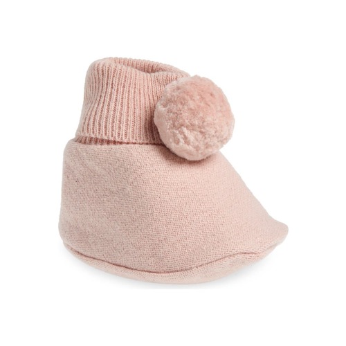 Pompom Cotton Bootie