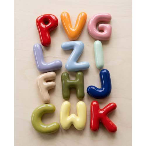 Bubble Keramik Buchstaben