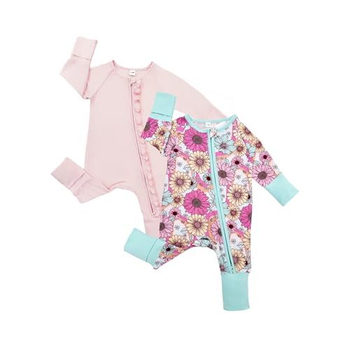 Bow Dream Baby Bamboo Rayon Romper Girl Footless Viscose Newborn Infant Footie Mitten Cuffs Toddler Boy Clothes