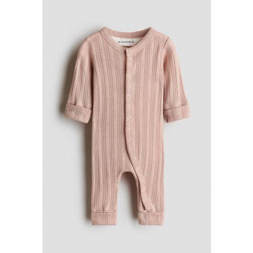 COTTON POINTELLE JUMPSUIT