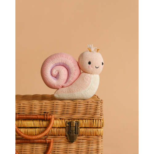Cuddle + Kind Baby Snail (Peony)
