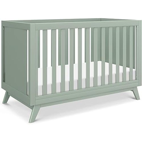DaVinci Otto 3-in-1 Convertible Crib in Light Sage, GREENGUARD Gold Certified
