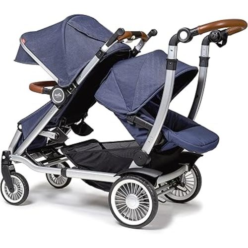 Austlen Entourage 2.0 Double Stroller in Navy (Also Available in Black)