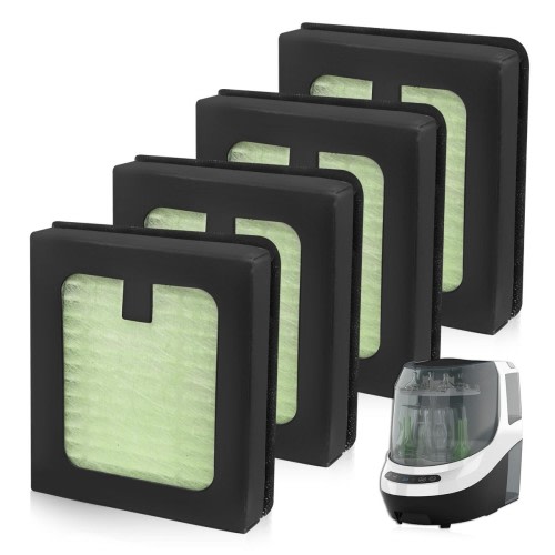 4 Pack HEPA Filter Replacement Compatible with Baby Brezza Bottle Dryer Advan...