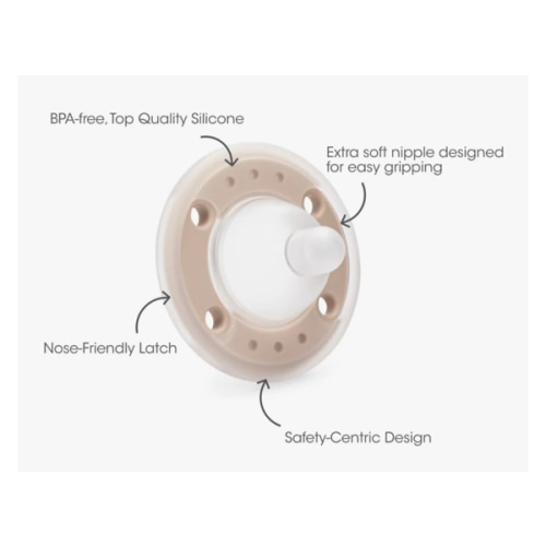 Ninni Pacifier Oatmeal 2 Pack