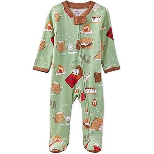unisex-baby Scout Sleep & Play 100% Organic Cotton Footed Zip Front Sleeper Pajamas for Baby Boys