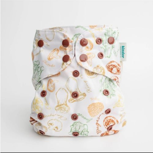 Nature: Essentials Pocket Cloth Diaper with Athletic Wicking Jersey, Grows with your Baby