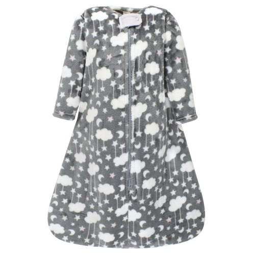 Hudson Baby Infant Girl 0-6 Months, Plush Sleeveless Sleep Sack, Wearable Blanket, Sweet Dreams