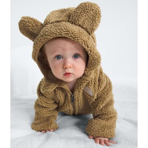 THE NORTH FACE Baby Campshire Full Zip Hoodie | Cozy Fleece Winter Jacket for Toddlers, With Mittens & Attached Bear Ear Hood