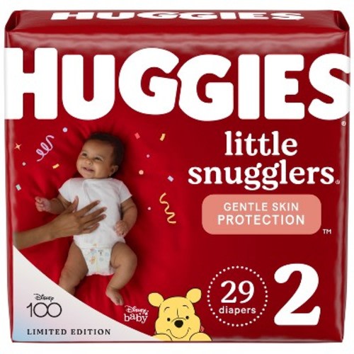 Huggies Little Snugglers Baby Diapers – (Select Size and Count), Size: 2